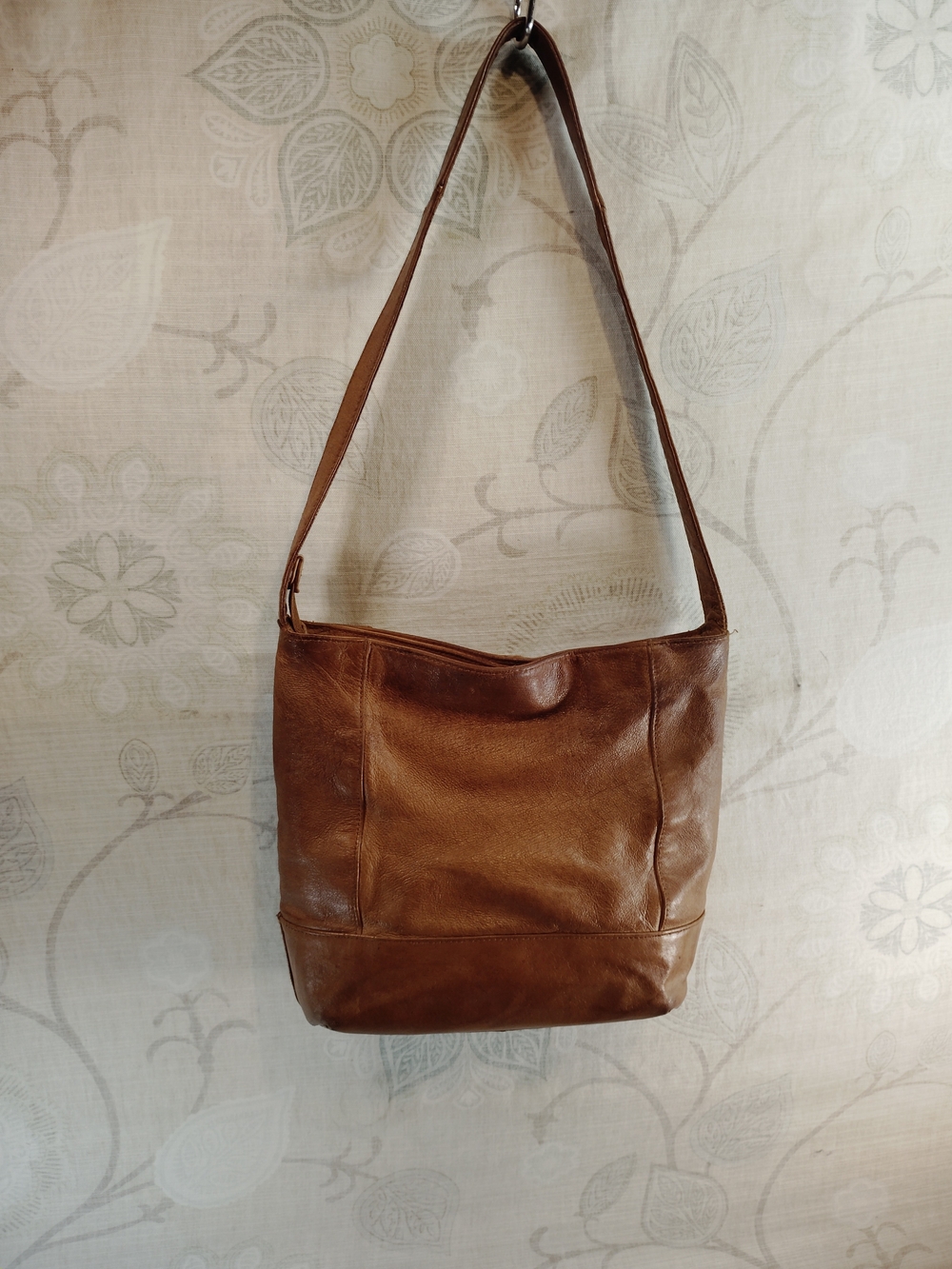 Studio Works Brown Genuine Leather Shoulder Bag